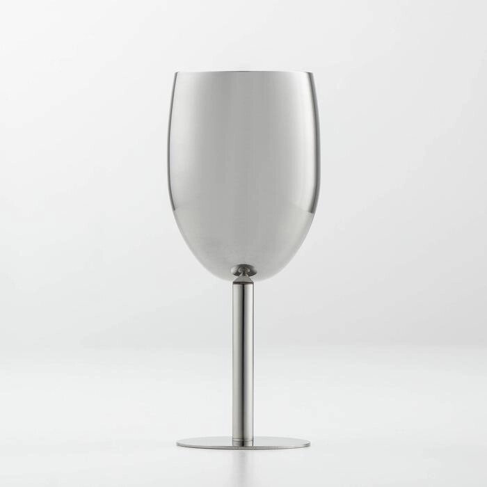 Бокал винный из нержавеющей стали для коктейлей, 177 см, цвет хромированный от компании Интернет - магазин Flap - фото 1