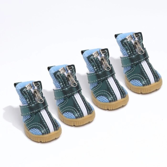Ботинки "Мото", набор 4 шт, 1 размер, синие от компании Интернет - магазин Flap - фото 1