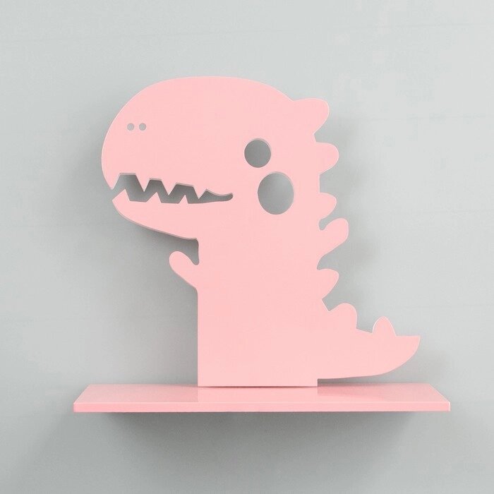 Бра "Динозавр" LED 24Вт розовый 35х30 см от компании Интернет - магазин Flap - фото 1