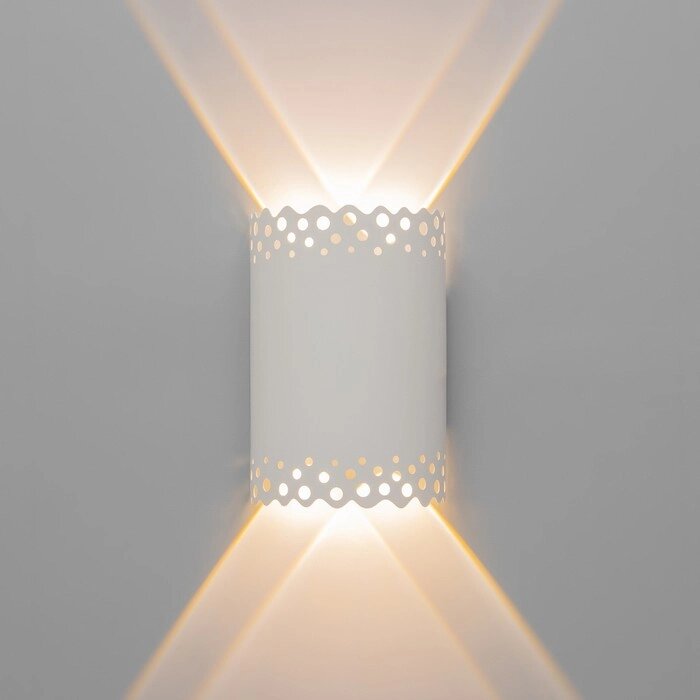 Бра "Карамела" LED 10Вт 3000К белый 12х30х18см от компании Интернет - магазин Flap - фото 1