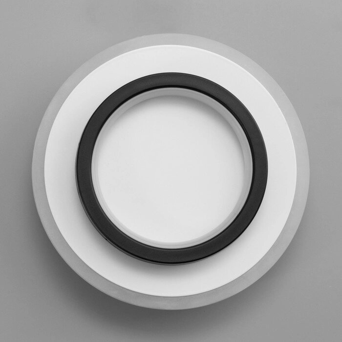 Бра "Кастиллио" LED 42Вт бело-черный d. 20см от компании Интернет - магазин Flap - фото 1