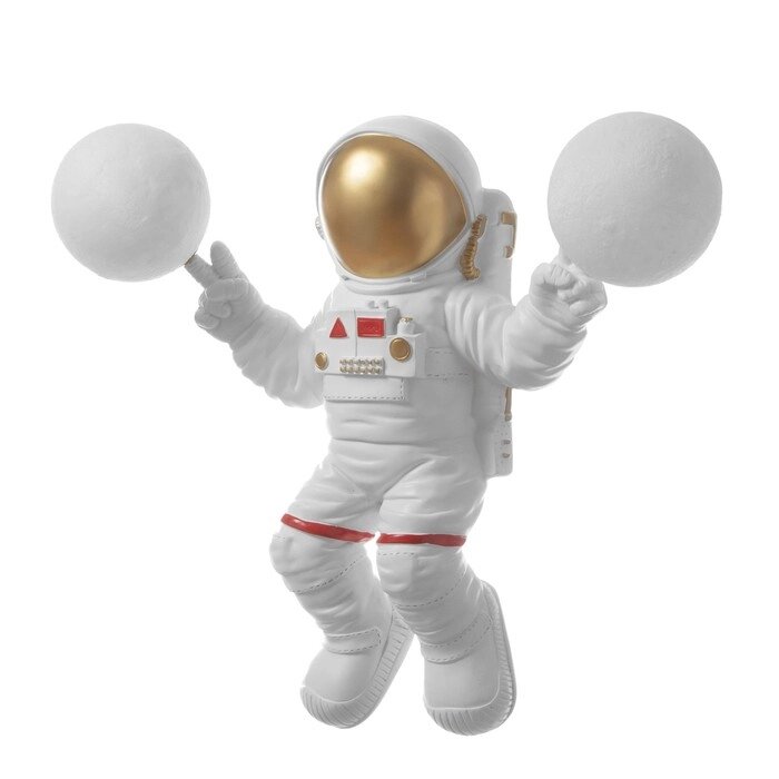 Бра "Космонавт" 2хG9 белый 35х30 см от компании Интернет - магазин Flap - фото 1