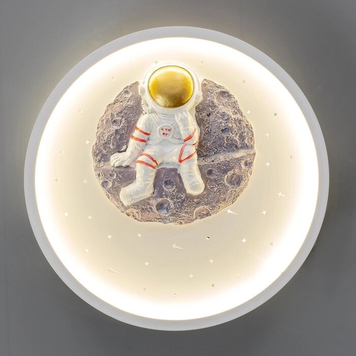 Бра "Космонавт" LED 4000К 15Вт белый 24х24х5см от компании Интернет - магазин Flap - фото 1