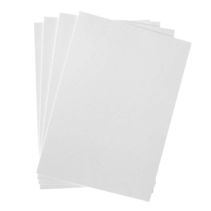 Бумага для рисования А4, 50 листов, тиснение "холст", 200 г/м² от компании Интернет - магазин Flap - фото 1