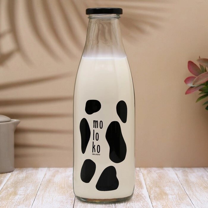 Бутылка для молока Moloko, 1000 мл от компании Интернет - магазин Flap - фото 1