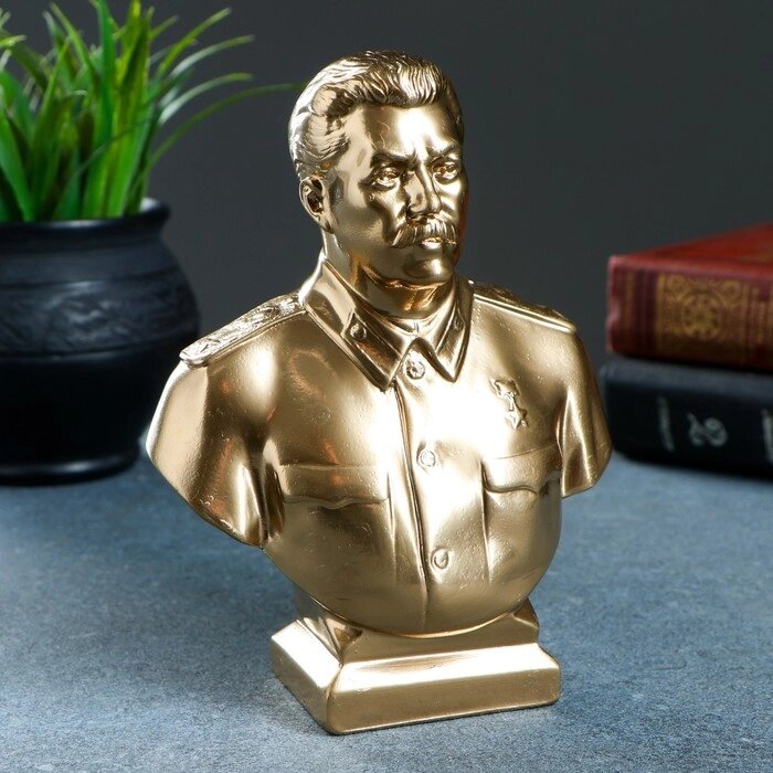 Бюст Сталин, большой, 6х15х5см от компании Интернет - магазин Flap - фото 1