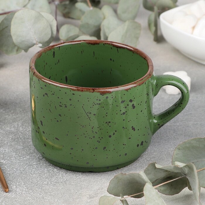 Чашка чайная Punto verde, 350 мл, фарфор от компании Интернет - магазин Flap - фото 1