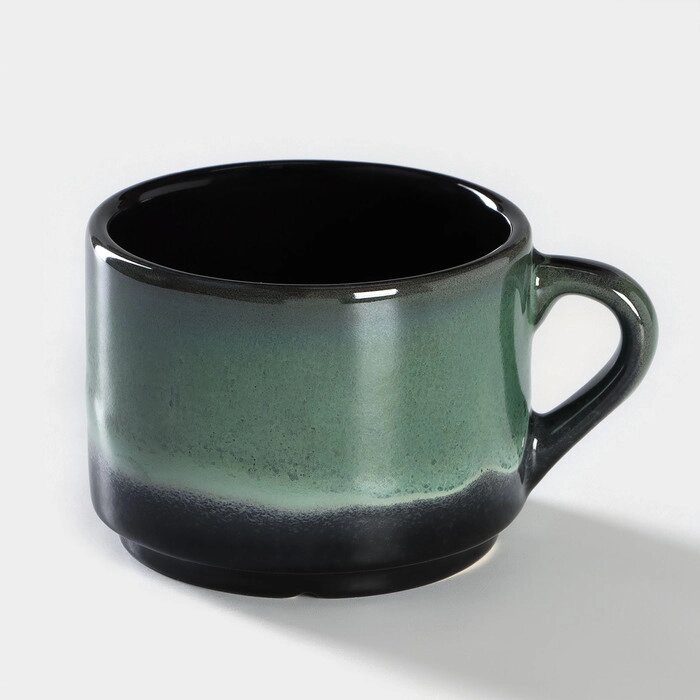 Чашка чайная Verde notte, 350 мл, фарфор от компании Интернет - магазин Flap - фото 1