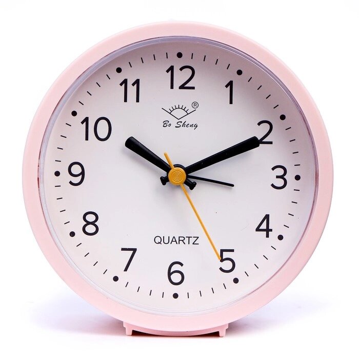 Часы - будильник настольные "Классика", дискретный ход, 12 х 12 см, АА от компании Интернет - магазин Flap - фото 1