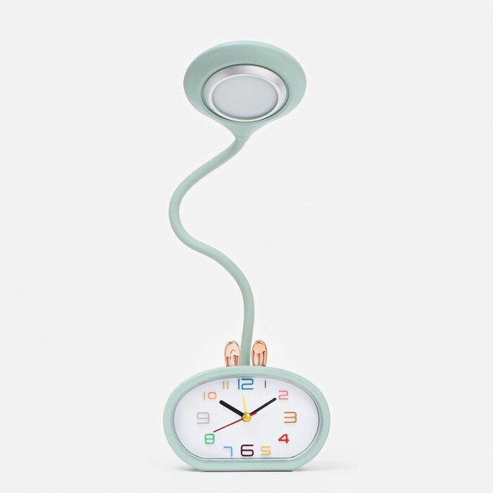 Часы - будильник с подсветкой "Элеанор", подсветкой, 3 режима, дискретный ход, AA, USB от компании Интернет - магазин Flap - фото 1