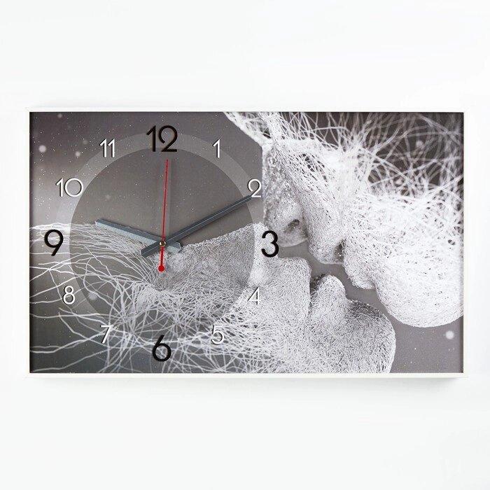 Часы-картина настенные, интерьерные "Лица", плавный ход, 57 х 35 х 4 см от компании Интернет - магазин Flap - фото 1
