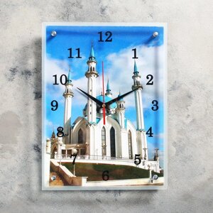 Часы-картина настенные, интерьерные "Мечеть Кул Шариф", бесшумные, 30 х 40 см