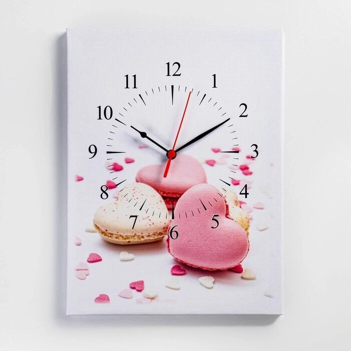 Часы-картина настенные "Макарун", плавный ход, 30 х 40 см от компании Интернет - магазин Flap - фото 1