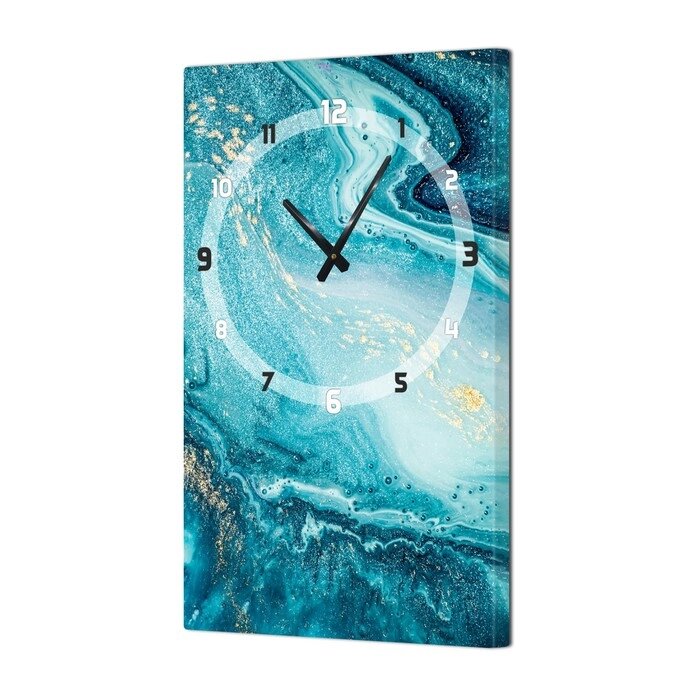 Часы-картина настенные, серия: Интерьер, "Море", плавный ход, 35 х 60 см от компании Интернет - магазин Flap - фото 1