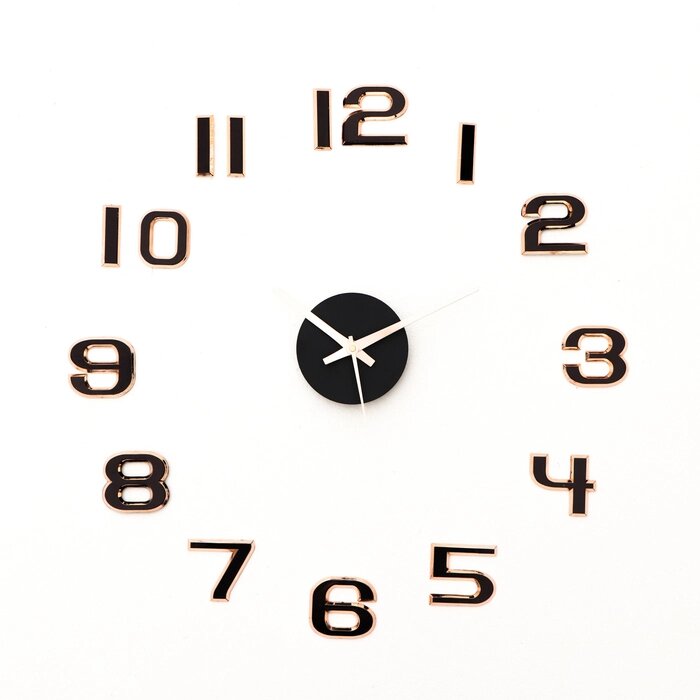 Часы-наклейка, серия: DIY, "Данбери", плавный ход, d-50 см, 1 АА от компании Интернет - магазин Flap - фото 1