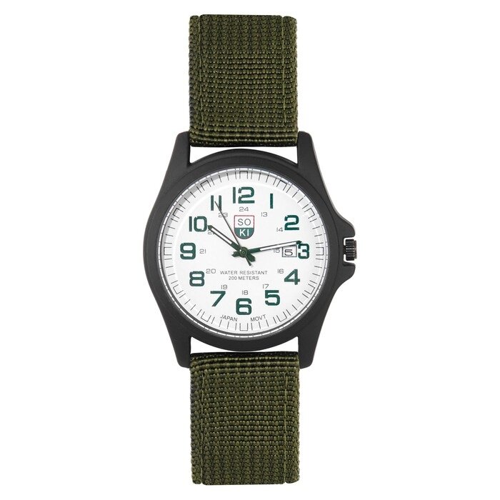 Часы наручные мужские, d-3.8 см, ремешок l-2.1 см, ширина 2 см от компании Интернет - магазин Flap - фото 1