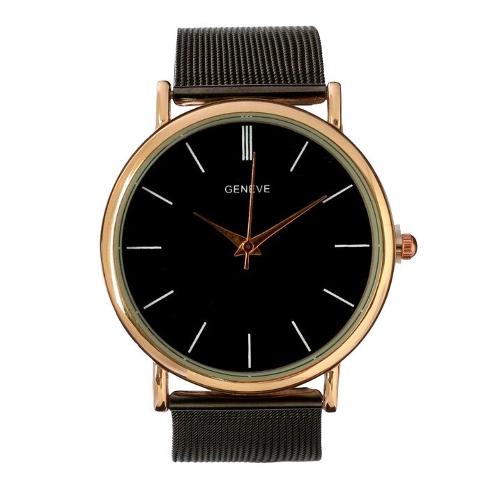 Часы наручные женские "Ливато", d-3.7 см, черные от компании Интернет - магазин Flap - фото 1
