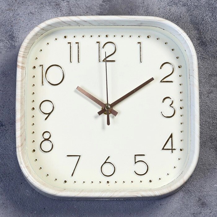 Часы настенные "Джеси", 22 х 22 см, d-20 см, дискретный ход от компании Интернет - магазин Flap - фото 1