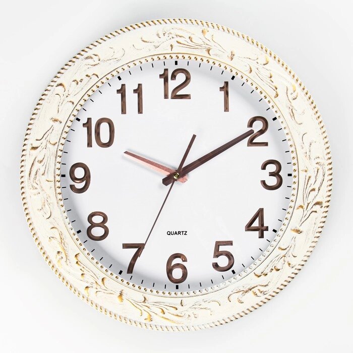 Часы настенные "Грация", d-38 см, дискретный ход от компании Интернет - магазин Flap - фото 1