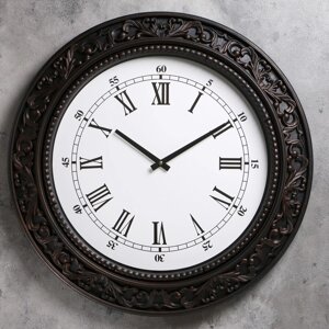 Часы настенные "Грация", d-60 см, циферблат 43 см, плавный ход