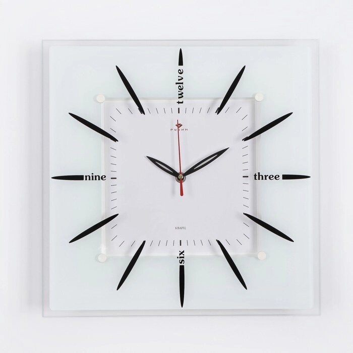 Часы настенные, интерьерные "Абстракция", 35 х 35 см от компании Интернет - магазин Flap - фото 1