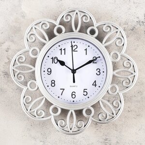 Часы настенные интерьерные "Арезон", дискретный ход, d-25 см, микс, АА