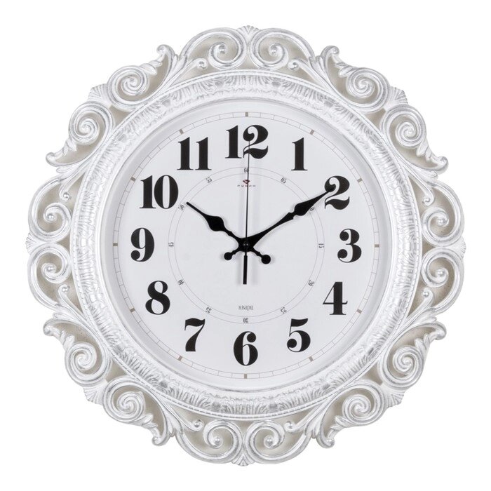 Часы настенные, интерьерные, "Хостон", бесшумные, d-40.5 см, циферблат 26 см от компании Интернет - магазин Flap - фото 1