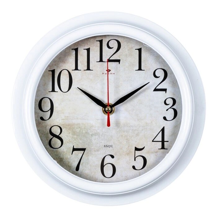 Часы настенные, интерьерные "Ретро", бесшумные, d-21 см от компании Интернет - магазин Flap - фото 1