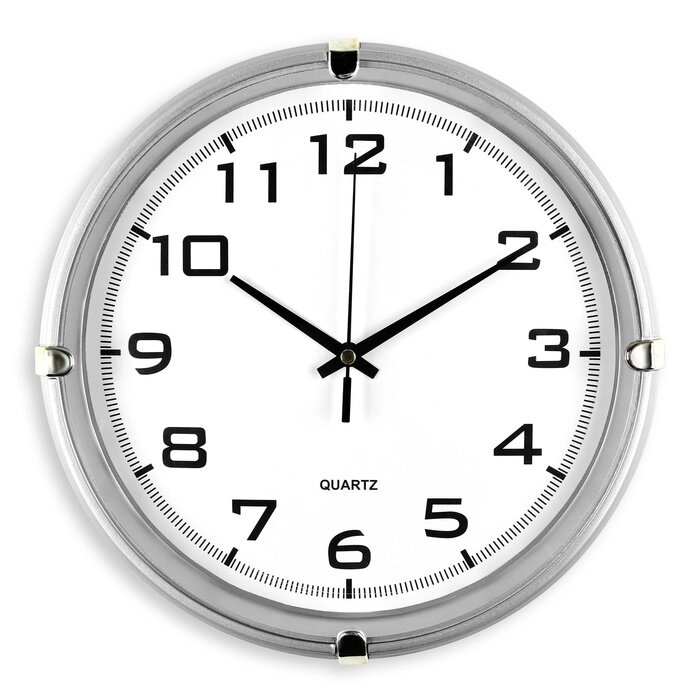 Часы настенные "Модерн", плавный ход, d-24.5 см от компании Интернет - магазин Flap - фото 1