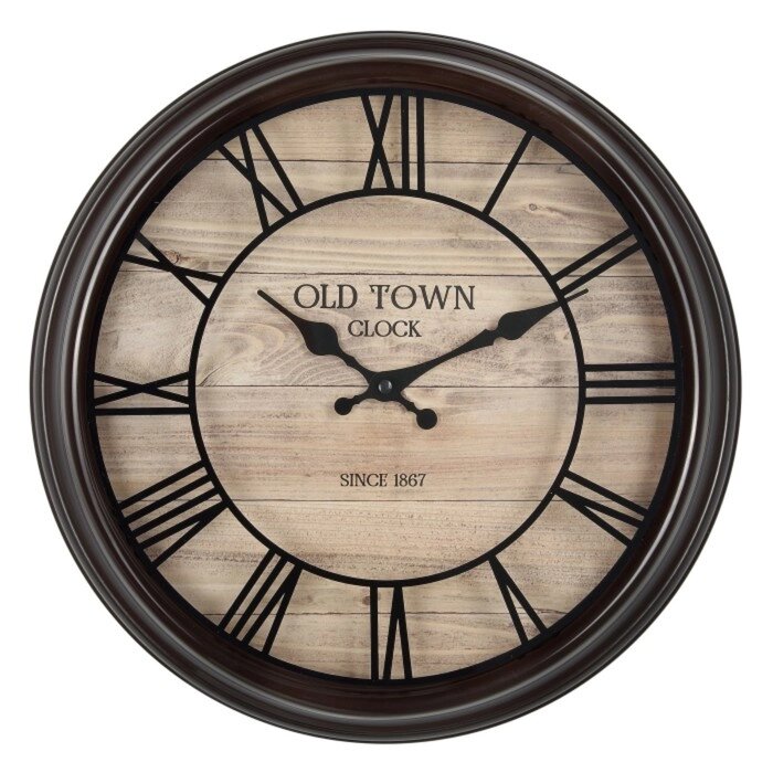 Часы настенные Old Town, d-31 см, плавный ход от компании Интернет - магазин Flap - фото 1