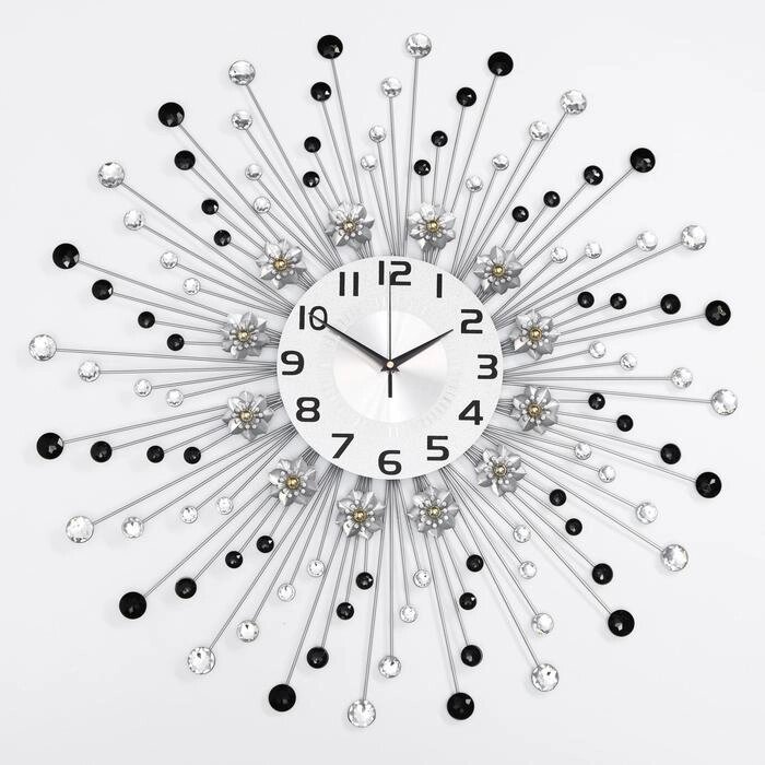Часы настенные, серия: Ажур, "Атезино", плавный ход, d-69 см, циферблат 22 см от компании Интернет - магазин Flap - фото 1