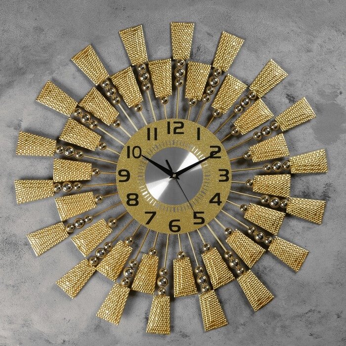 Часы настенные, серия: Ажур, "Борнаго", плавный ход, d-60 см, циферблат 22 см от компании Интернет - магазин Flap - фото 1