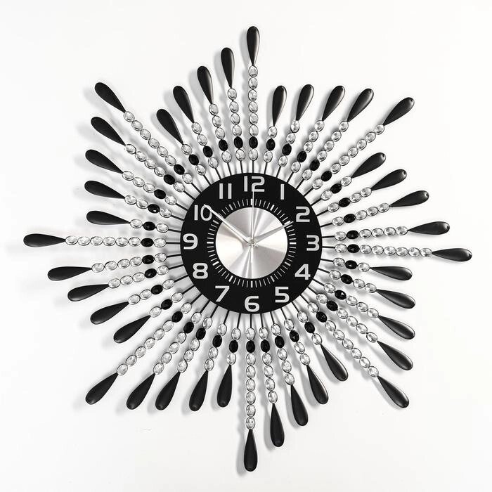 Часы настенные, серия: Ажур, "Фонтанчик", плавный ход, 69 х 69 см, d-22 см от компании Интернет - магазин Flap - фото 1