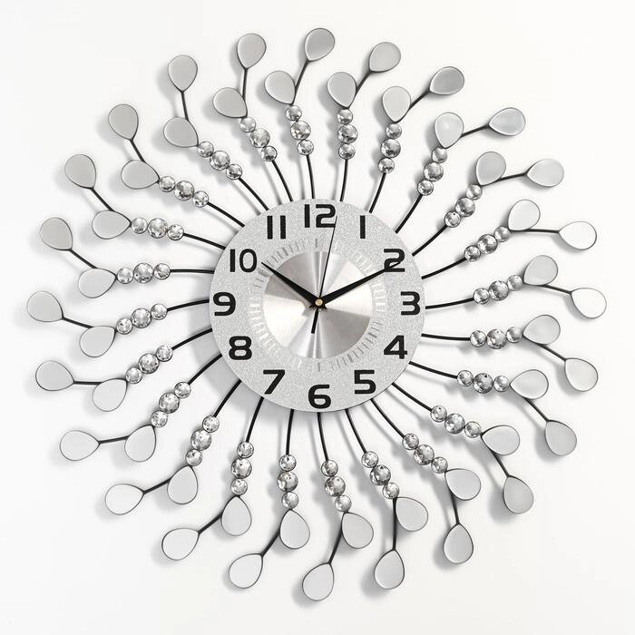 Часы настенные, серия: Ажур, "Гипно", плавный ход, 58 х 58 см, d-22 см от компании Интернет - магазин Flap - фото 1
