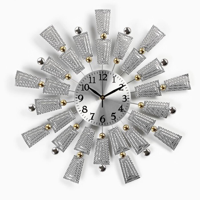 Часы настенные, серия: Ажур, "Лимена", плавный ход,  d-50.5 см, циферблат 15.5 см от компании Интернет - магазин Flap - фото 1