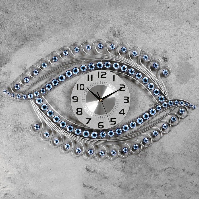 Часы настенные, серия: Ажур, "Майен", плавный ход, d-22 см, 48 х 70.5 см от компании Интернет - магазин Flap - фото 1