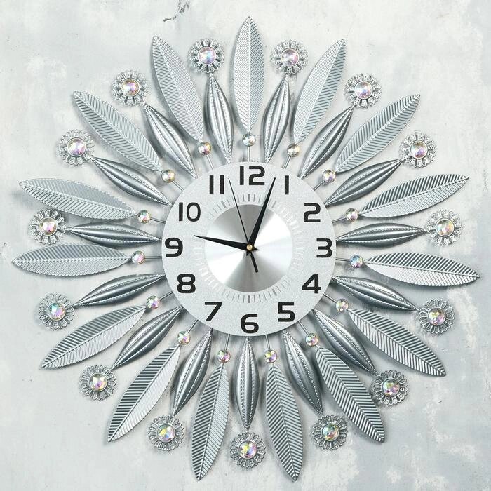 Часы настенные, серия: Ажур, "Новелла", d-60 см, циферблат 22 см от компании Интернет - магазин Flap - фото 1