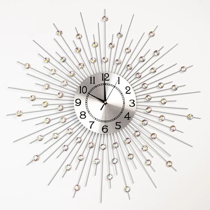 Часы настенные, серия: Ажур, "Рудна", плавный ход, d-69 см, циферблат 22 см от компании Интернет - магазин Flap - фото 1
