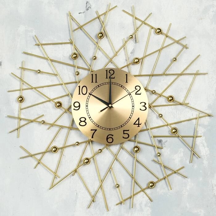 Часы настенные, серия: Ажур, "Тези", d-60 см, циферблат 22 см от компании Интернет - магазин Flap - фото 1