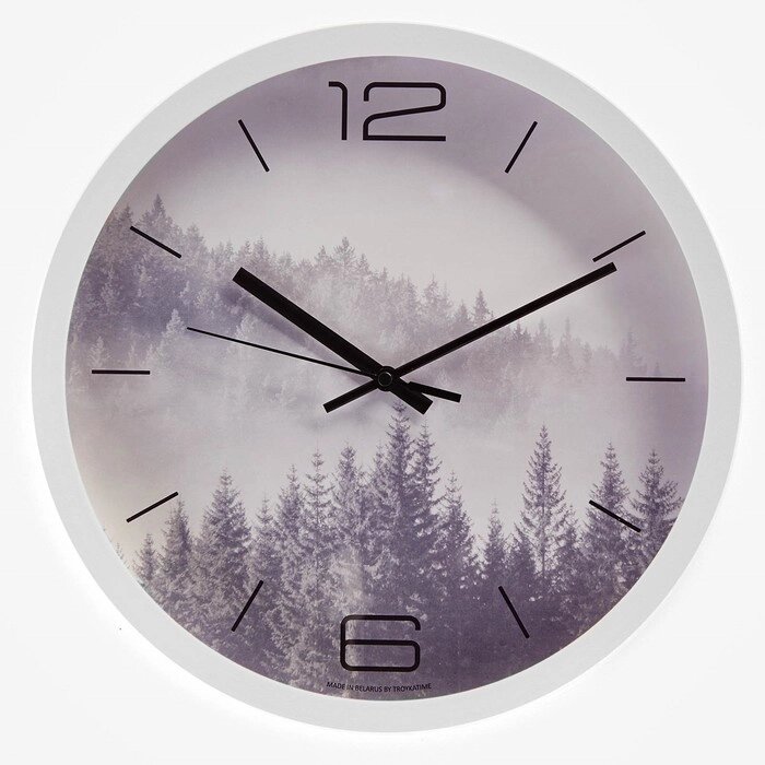Часы настенные, серия: Интерьер, "Лес", плавный ход, d-30.5 см от компании Интернет - магазин Flap - фото 1