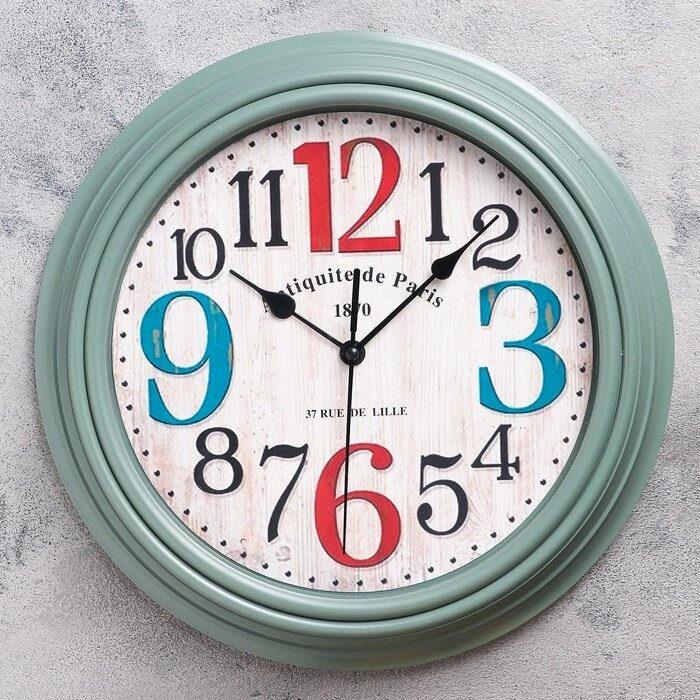 Часы настенные, серия: Интерьер, "Мариара", d-30 см от компании Интернет - магазин Flap - фото 1
