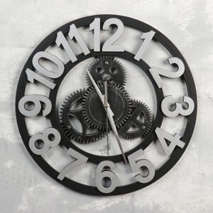 Часы настенные, серия: Интерьер, "Митуми", d-40 см, дискретный ход
