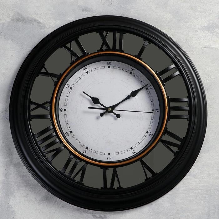 Часы настенные, серия: Интерьер, "Талита", плавный ход, d-50 см от компании Интернет - магазин Flap - фото 1
