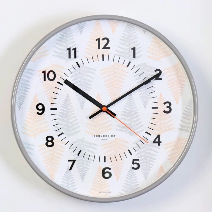 Часы настенные, серия: Классика, d-30.5 см, плавный ход от компании Интернет - магазин Flap - фото 1