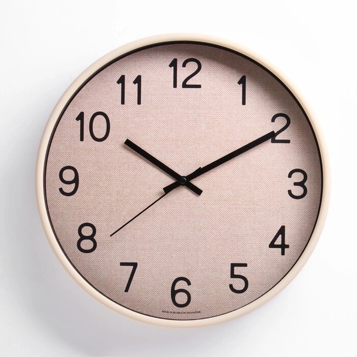 Часы настенные, серия: Классика, плавный ход, d-30.5 см, циферблат 27 см от компании Интернет - магазин Flap - фото 1