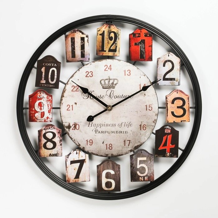 Часы настенные, серия: Лофт, d-50 см от компании Интернет - магазин Flap - фото 1