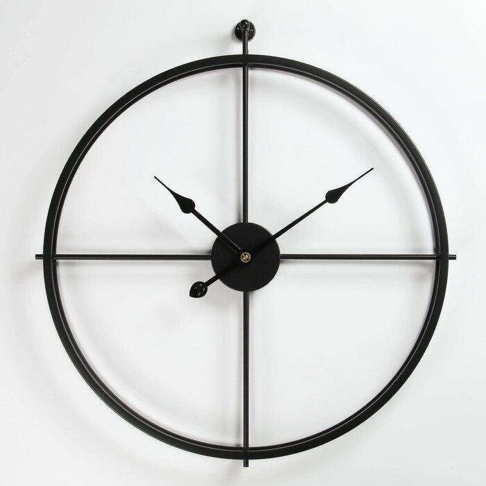 Часы настенные, серия: Лофт, дискретный ход, 67 х 63 х 5.5 см от компании Интернет - магазин Flap - фото 1