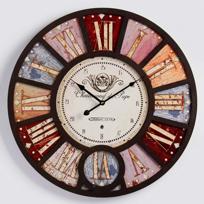 Часы настенные, серия: Лофт, "Ноттингем", плавный ход, d-60 см от компании Интернет - магазин Flap - фото 1