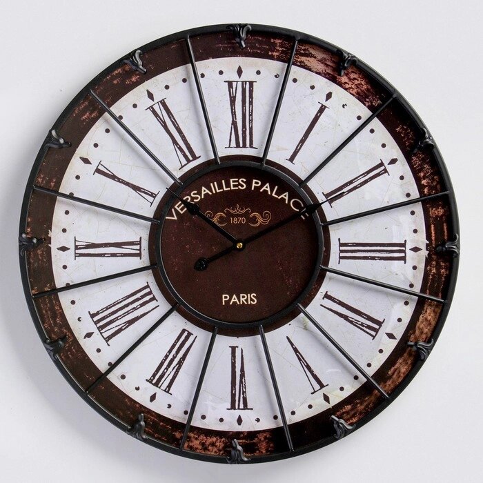 Часы настенные, серия: Лофт, "Шеффилд", плавный ход, d=60 см от компании Интернет - магазин Flap - фото 1