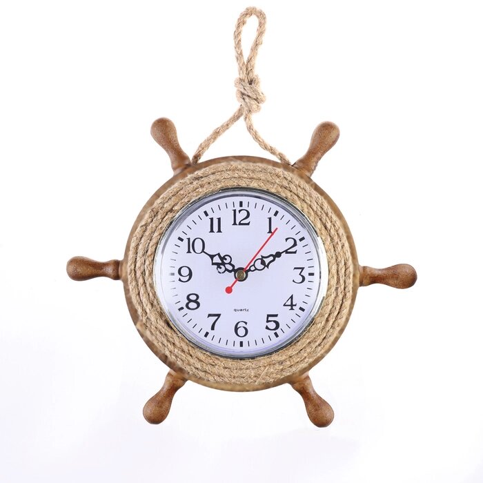 Часы настенные, серия: Море, "Апсель", d-15 см, 23 х 23 см от компании Интернет - магазин Flap - фото 1